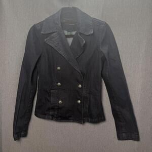 Lauren Jeans Co. Women's S Ralph Lauren Double-Breasted Denim Blazer Y2K Rare